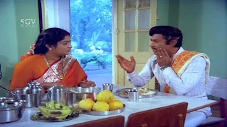 ರೇಷನ್ ಅಕ್ಕಿಲಿ ಅಕ್ಕಿಗಿಂತಾ ಕಲ್ಲೇ ಹೆಚ್ಚಾಗಿರುತ್ತೆ | Devara Mane Kannada Movie Scene | Rajesh