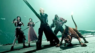 Full Party in Advent Children Outfits ★ Final Fantasy 7 Remake PC Mods Showcase