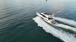 Brand new £2 million Princess F55 motor yacht for charter in the Solent