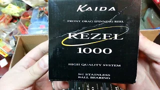 Катушка KAIDA REZEL 1000 и 2000  .Распаковка посылки и краткий обзор