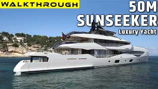 £15.6M Superyacht Tour Sunseeker 50m Yacht. Most Luxurious Yacht. #superyacht #sunseekeryachts