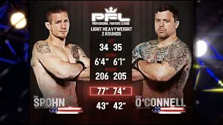 Full Fight | Sean O'Connell vs. Dan Spohn (Light Heavyweight Quarterfinals) | 2018 PFL Playoffs
