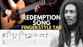 Redemption Song Fingerstyle Tab - Bob Marley