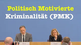 BPK | Fallzahlen Politisch Motivierte Kriminalität (PMK) | 21. Mai 2024