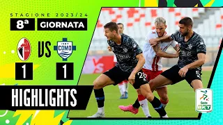 Bari vs Como 1-1 | Il Como la riprende con l'uomo in meno | HIGHLIGHTS SERIE BKT 2023 - 2024