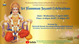 Sri Hanuman Jayanti Celebrations  |  05/04/2023