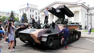 Луганск: Выставка военной техники на 9 Мая 2019 г.