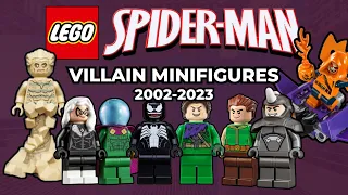 Every LEGO Spider-Man VILLAIN Minifigure EVER MADE (2002-2023)