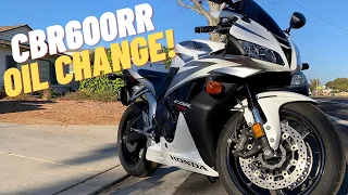 Easy Oil Change for 2007 Honda CBR 600RR!!!