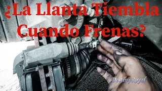 ¿Por qué Sentimos Que Tiembla La Llanta Cuando Frenamos?