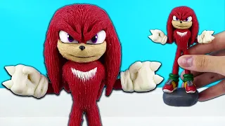 Knuckles the Echidna from Sonic the Hedgehog 2 Movies (2022) |  figurines from plasticine + history