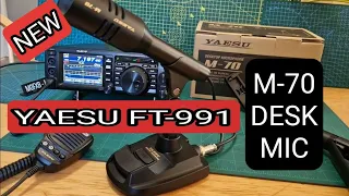 YAESU FT991 & M70 Desk Microphone Tests