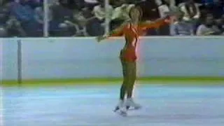 Karin Riediger (FRG) - 1980 Lake Placid, Ladies' Free Skate