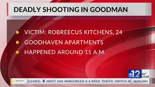 One shot, killed at Goodman apartment complex