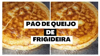 Receita de pão de queijo de frigideira com apenas 4 ingredientes.