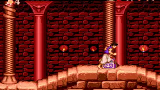 Aladdin II Sega Genesis pirate game no death 60fps