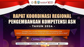 #3 Rapat Koordinasi Regional Pengembangan Kompetensi ASN Tahun 2024