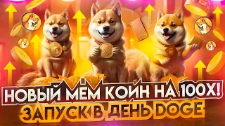 Новый мем коин на X100! Запуск в ДЕНЬ DOGE! Обзор Dogecoin20