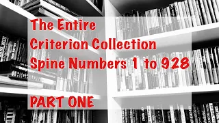 THE ENTIRE COMPLETE CRITERION COLLECTION Spine Nos. 1 to 928, PART ONE (1-256)