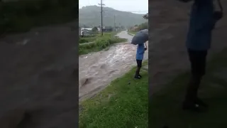 Floods in Free State Qwaqwa on 15/01/2022