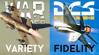 Dogfights: Variety Vs. Fidelity || DCS Vs. WarThunder