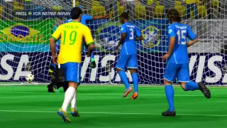 Brazil vs Honduras Semi Finals Game Pretend Olympic Games Using 2014 FIFA World Cup Brazil