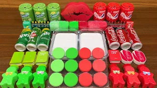 SPRITE vs COCACOLA! Mixing random into GLOSSY slime!Satisfying Nastya Slime #481