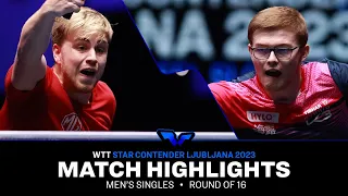 Truls Moregard vs Alexis Lebrun | MS R16 | WTT Star Contender Ljubljana 2023