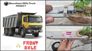 How to make Front Axle for Rc Truck | Bharatbenz 2823c 6*6 Rc Truck Project | Homemade Axle.
