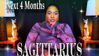 SAGITTARIUS - These Things Are Coming for You NEXT 4 Months ☽ Psychic Tarot Prediction ✵ Rising High