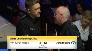 KBV-412 John Higgins Goes through to the quarter finals at the World Snooker Championship.