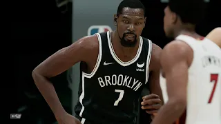 Brooklyn Nets vs Miami Heat | NBA Today 10/27 - Full Game Highlights | NBA 2021 (NBA 2K22)