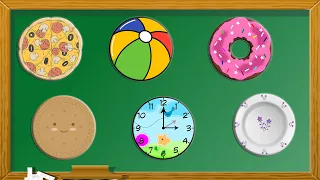 Objetos Circulares | Circular Objects | Figuras Geométricas Para Niños en Ingles y en Español