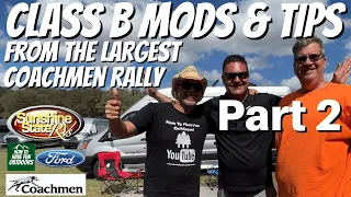 CLASS B MODS & TIPS from 2022 Coachmen Beyond Rally // The Ultimate Campervan Rally