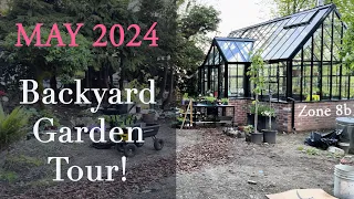Garden Tour & Backyard Progress: What does the area around the Greenhouse look like right now?