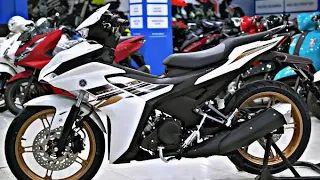 2024 Yamaha Sniper ABS in white and gold color option.. | 2024 Yamaha exciter abs version.