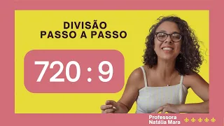 "720/9" "720:9" "Dividir 720 por 9" "Dividir 720 entre 9" "720 dividido por 9"-Como aprender divisão