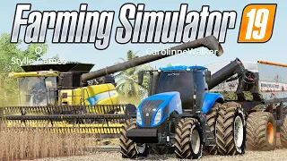 INICIANDO A COLHEITA DE SOJA | Farming Simulator 19 | Fazenda Jatobá - Episódio 14