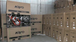 Мотоциклы KAYO T4 2018 года в Украине  Получение на склад
