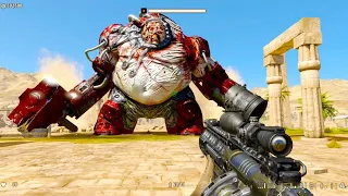 Serious Sam 3: BFE Gold Edition - Jewel of the Nile DLC Final Boss Fight & Ending 4K Ultra HD