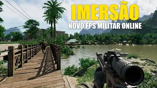 AVANCEI EM TERRITÓRIO INIMIGO no NOVO FPS MILITAR de MUNDO ABERTO ONLINE - GRAY ZONE WARFARE