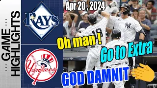 New York Yankees vs Tampa Bay Rays [Highlights] | Go to EXTRA ! Let's Go Yankees !