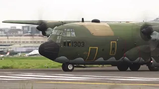 Pure Propoler Sound of C-130 Hercules @Songshan Airport | Taipei/Taiwan