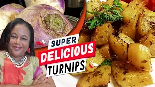 TASTY GARLIC ROASTED TURNIPS | Looks & Taste Just Like Potatoes!!!