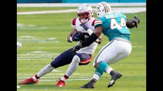 Jakobi Meyers - Catches - NFL 2020 Week 15 - New England Patriots @ Miami Dolphins