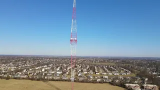 4K Drone Footage - Blaw-Knox Radio Tower (700 WLW Tower)| Mason, Ohio