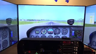 Three-PC-Network Setup with three 4K TVs running X-Plane 11