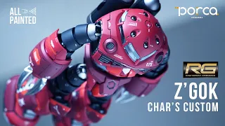 【ガンプラ全塗装】RG Z'GOK CHAR'S CUSTOM（RG シャア専用ズゴック）