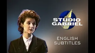 Celine Dion at Studio Gabriel (English Subtitles)