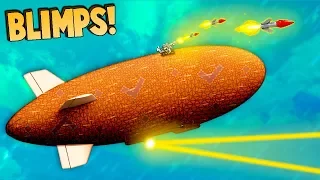 AMAZING Zeppelin Blimp AIRSHIPS!  (Forts Multiplayer Gameplay - Best Forts)
